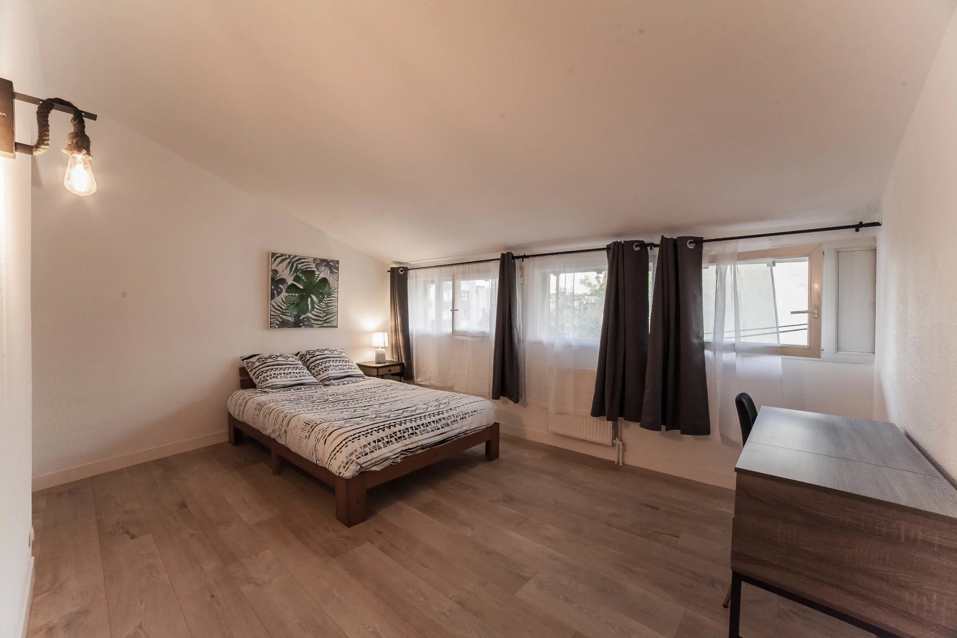 Chambre Panorama Room Duplex T3 colocation Limoges